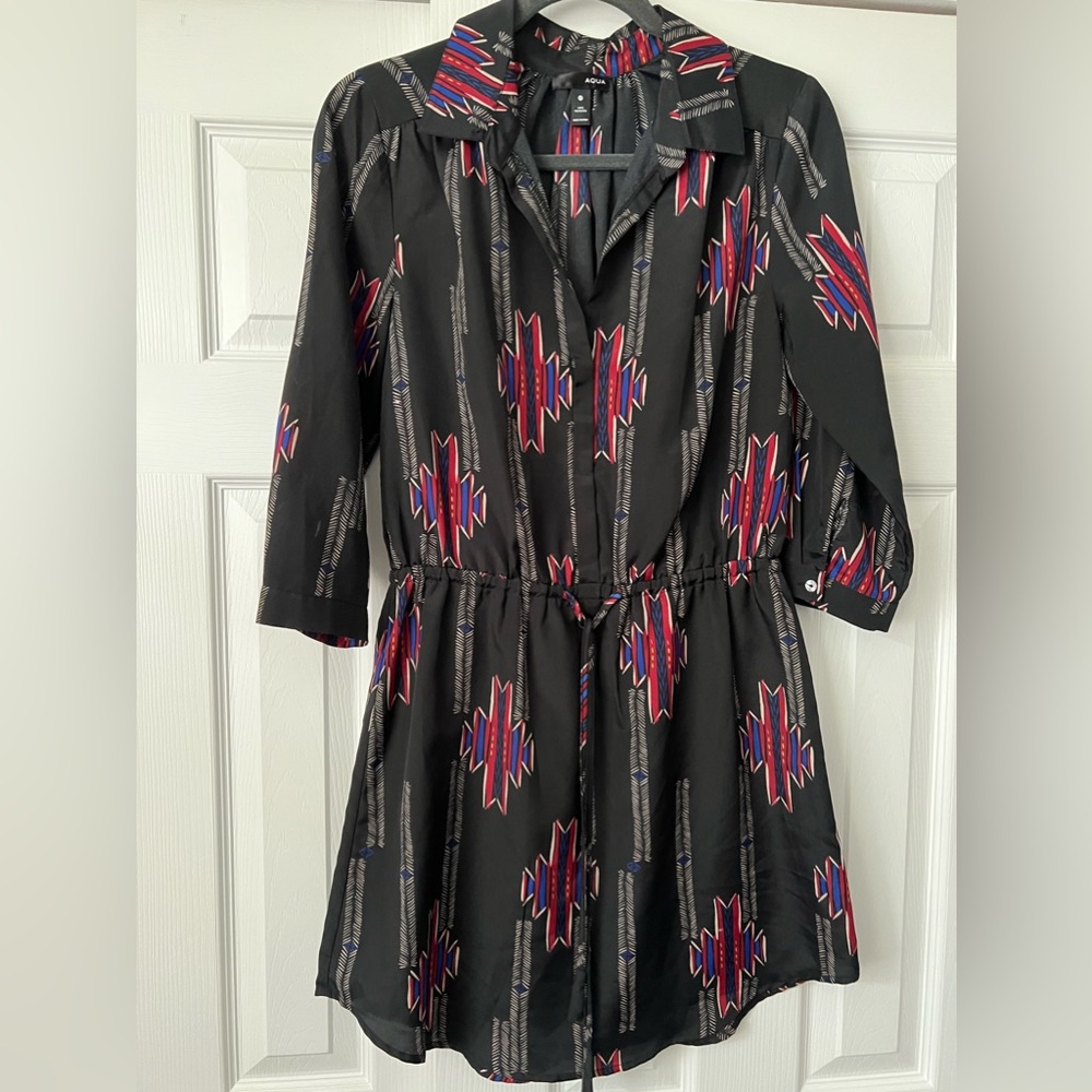 Aqua for Bloomingdales shirt dress